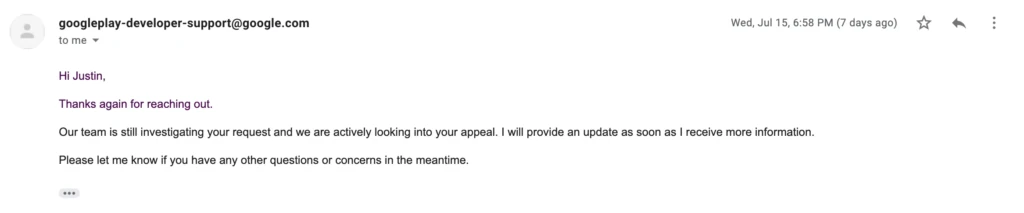 07152020 - Canned response from Appeals Team