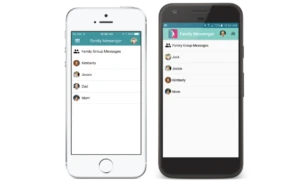 Family Messenger-Smartphone mockups