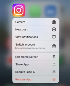 Instagram App Lock iOS