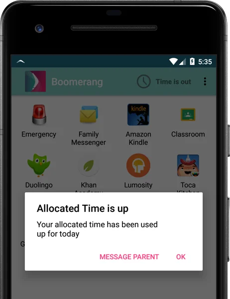 Boomerang Parental Control - Taking the battle out of screen time