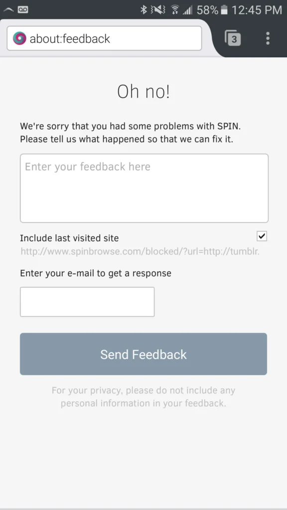 Give Feedback within SPIN