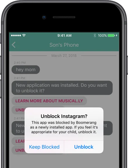 Boomerang Parental Control - Taking the battle out of screen time