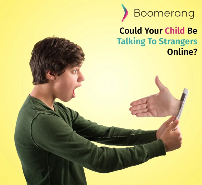 Kid Chatting Strangers Online